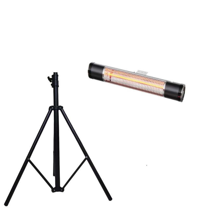 Wall mount heater for garden shed