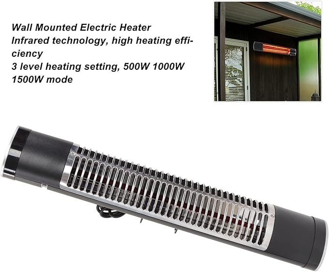 Waterproof table heater IP55